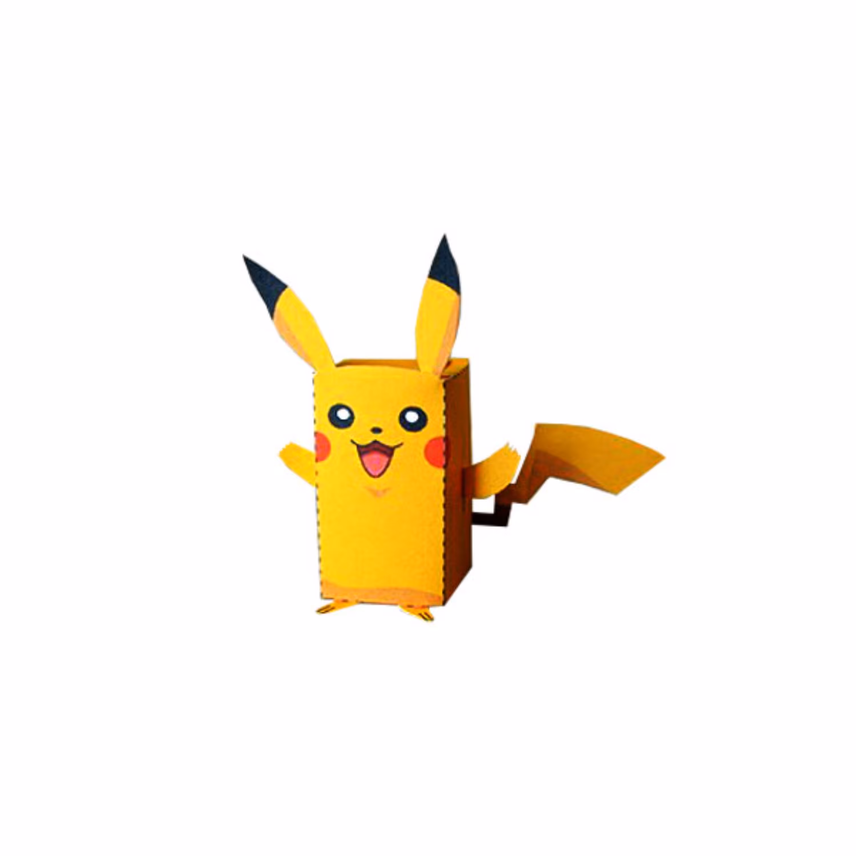 اکشن فیگور مقوایی مدل کاردستی ساختنی طرح پیکاچو پوکمون