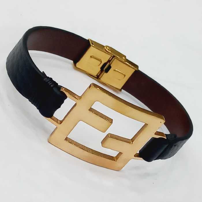 دستبند چرم  طبیعی گاوی ترک مدل k916 