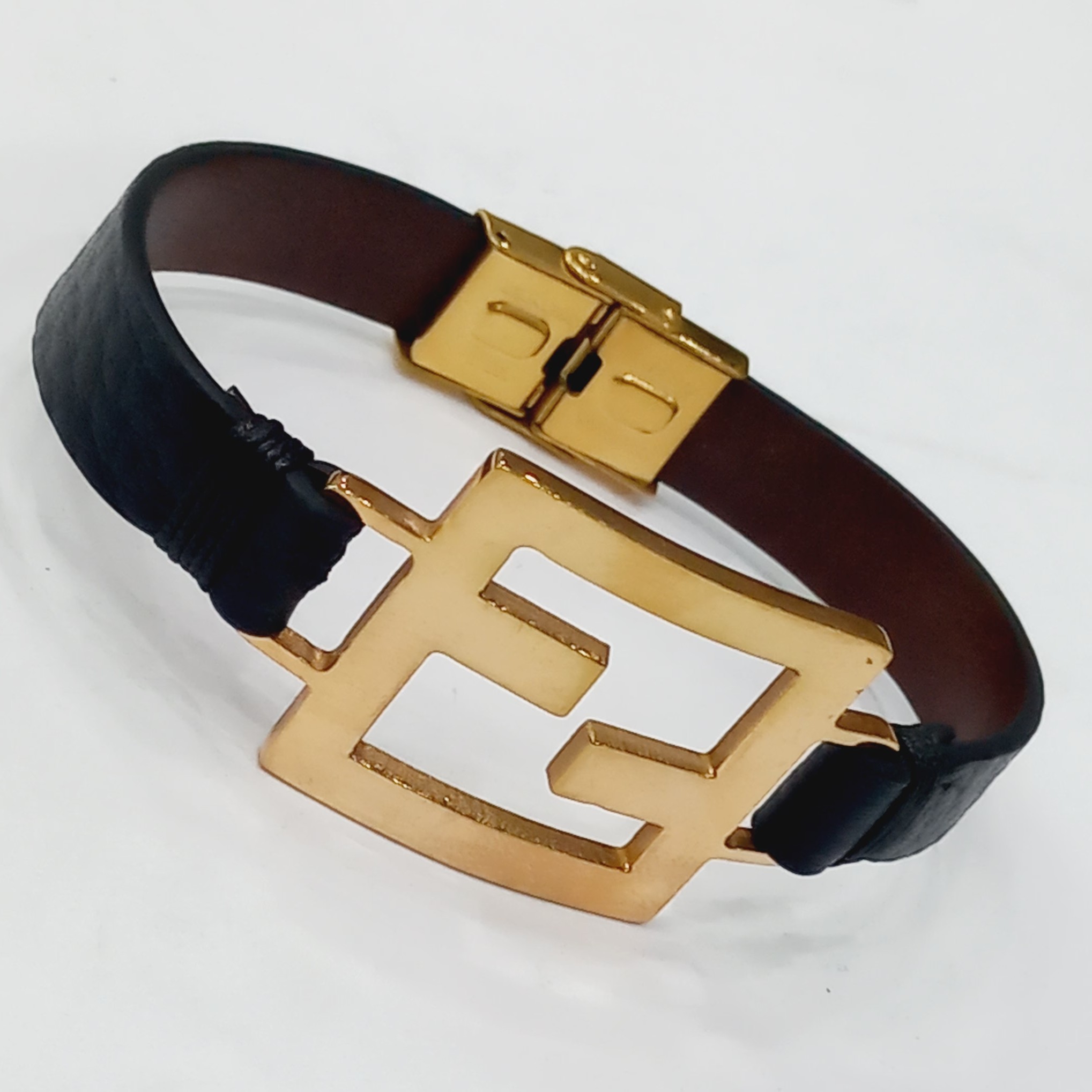 دستبند چرم  طبیعی گاوی ترک مدل k916 