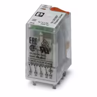 رله شیشه ای فونیکس کنتاکت چهار کنتاکت 120AC و (14 پایه گرد 6 آمپر) REL-IR4/L- 120AC/4X21