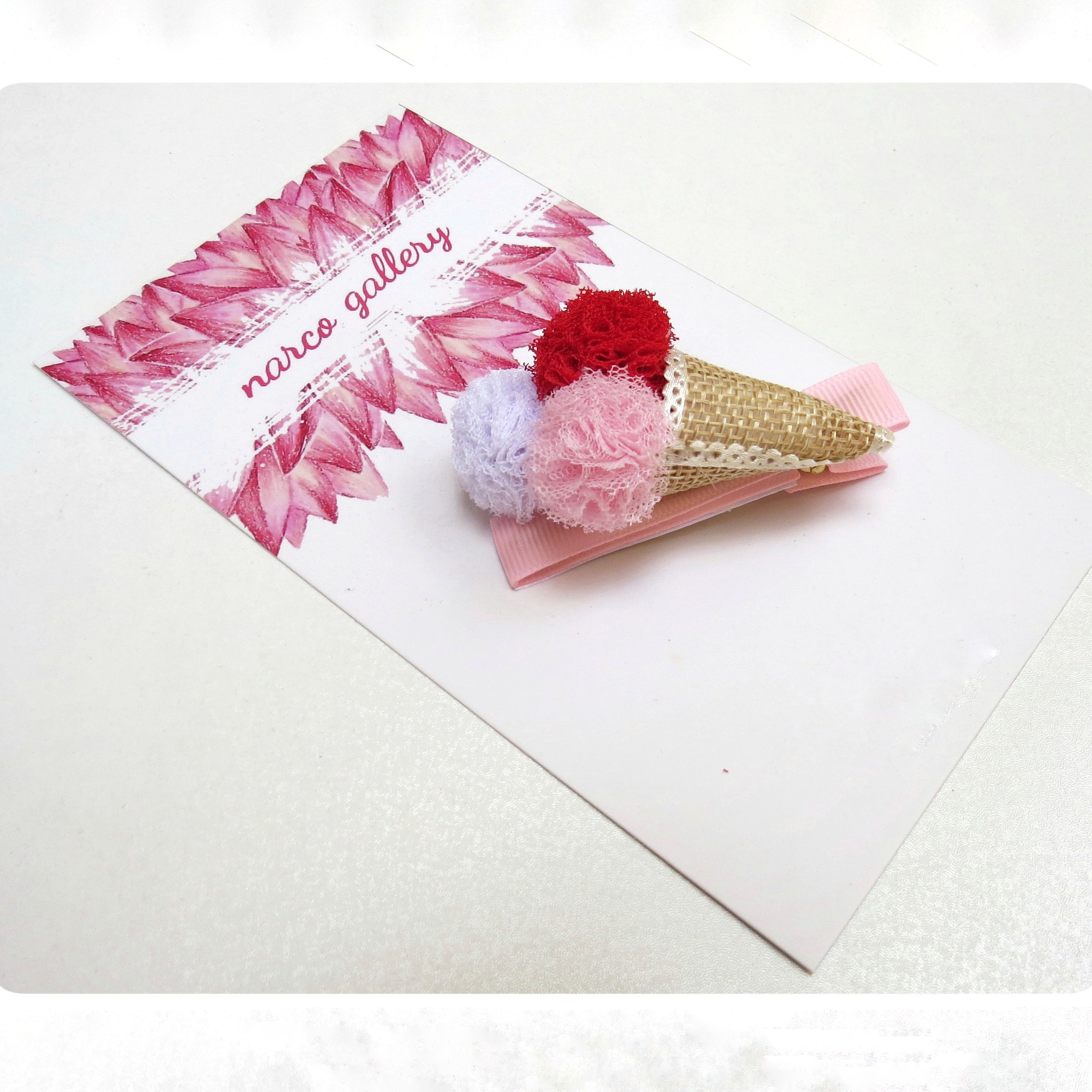 گیره بستنی قیفی