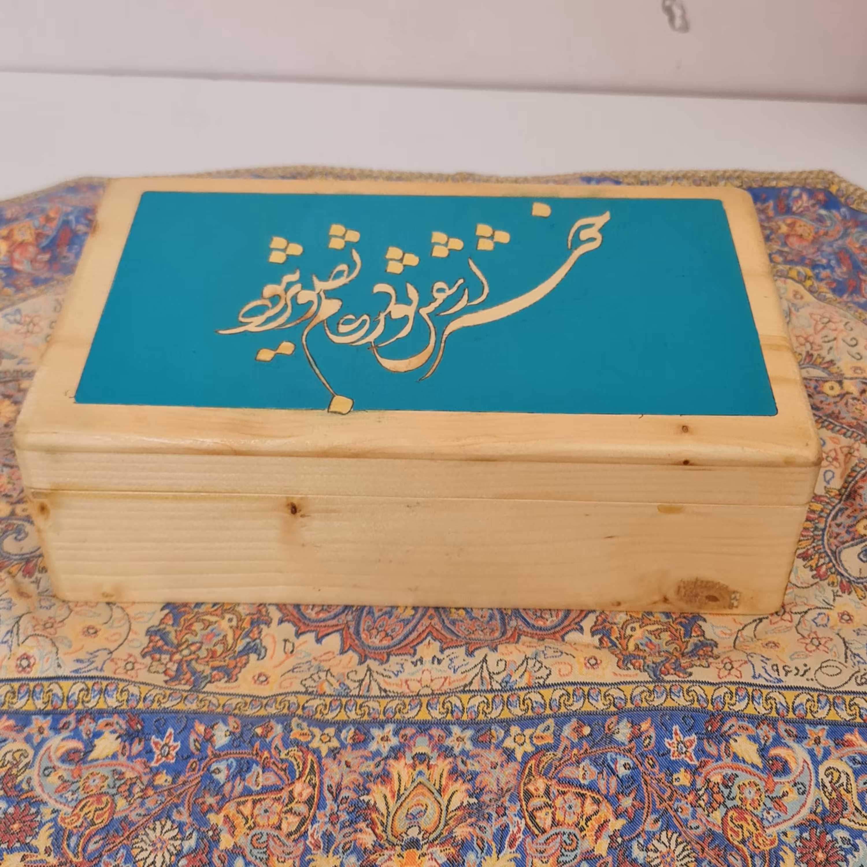 جعبه زیورآلات باکس چوبی نگه دارنده چای و دمنوش