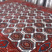 فرش ماشینی طرح ترکمن 4 متری کاشان