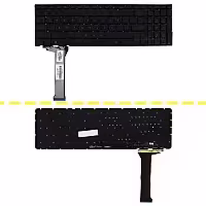 کیبرد لپ تاپ ایسوس ROG GL552 مشکی-اینترکوچک-بابک لایت و کلید پاور