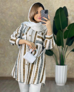 مانتو اسپرت زنانه کراش مدل ساحل