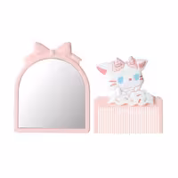 آینه و شانه جیبی مینیسو مدل LOLITA مجموعه 2 عددی