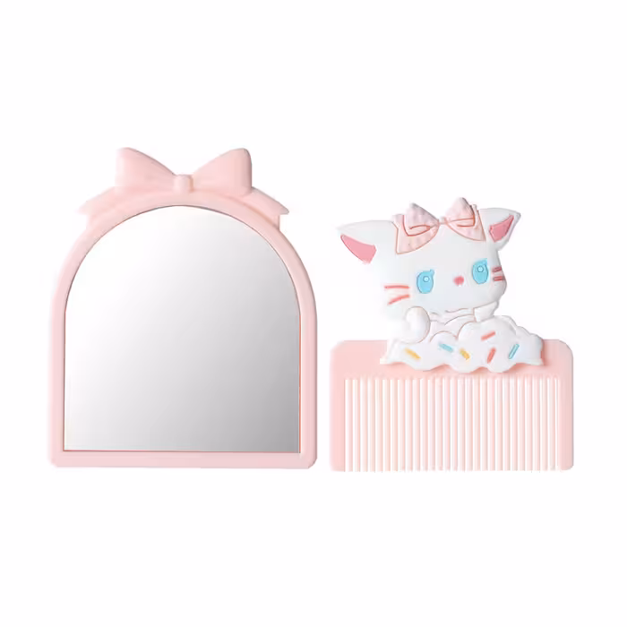 آینه و شانه جیبی مینیسو مدل LOLITA مجموعه 2 عددی