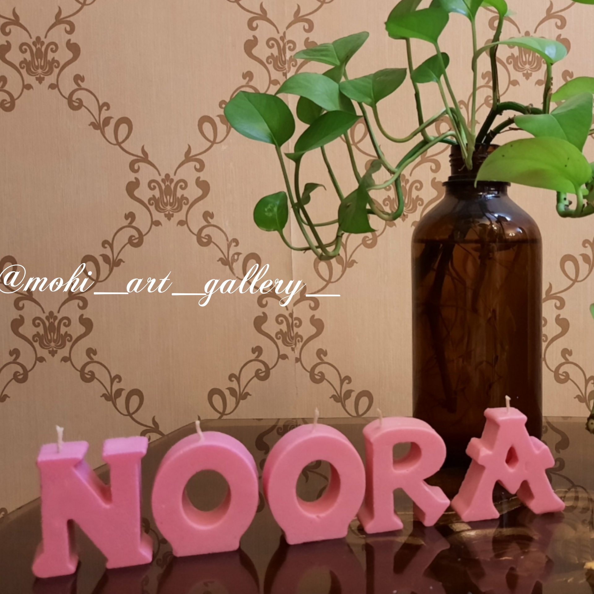 شمع حروف رومی با کیفیت