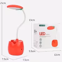 چراغ مطالعه ال ای دی جا موبای دار شارژی طرح توت فرنگی