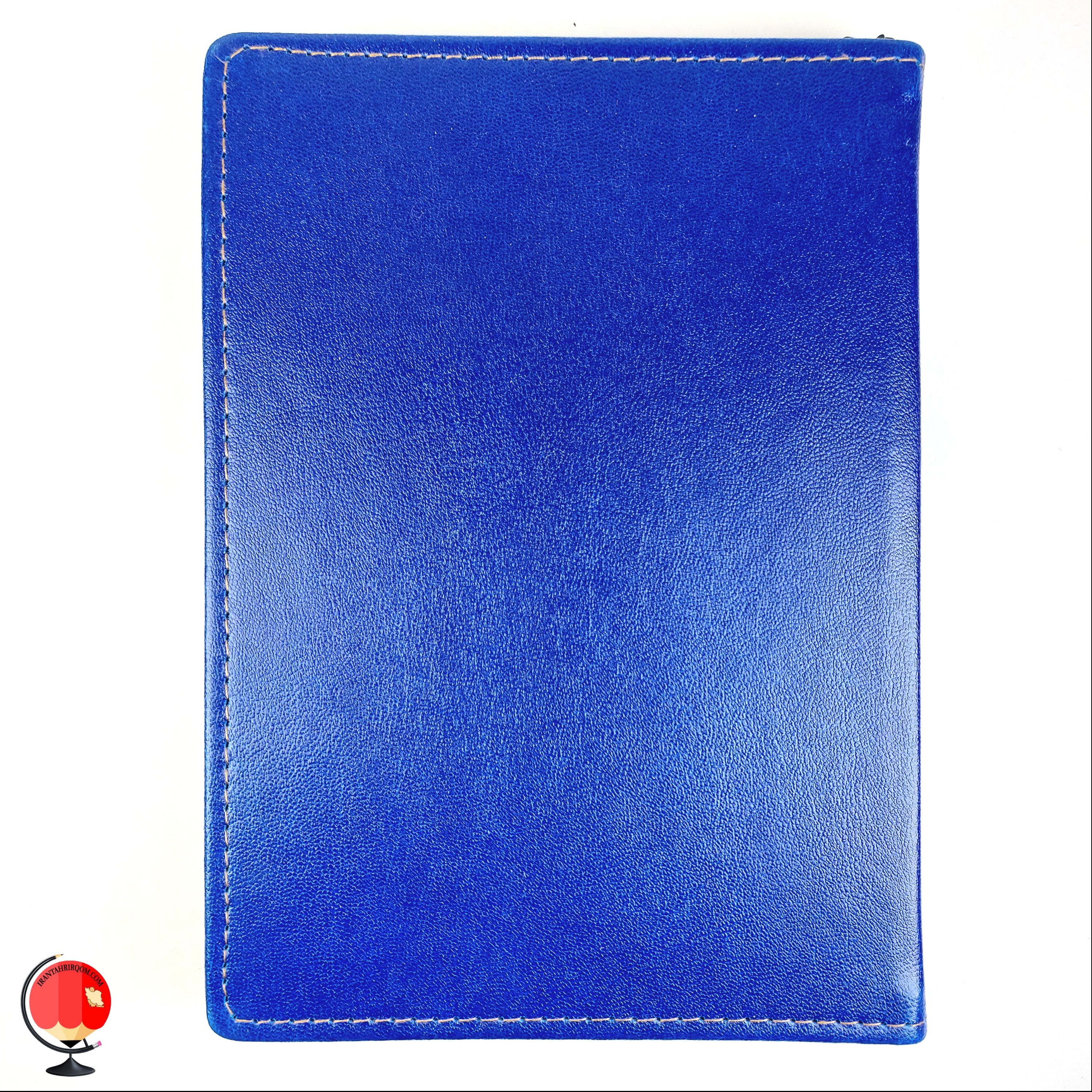 دفتر  کلاسوری اونگ  100 برگ طرح چرمی سورمه ای کد 3436