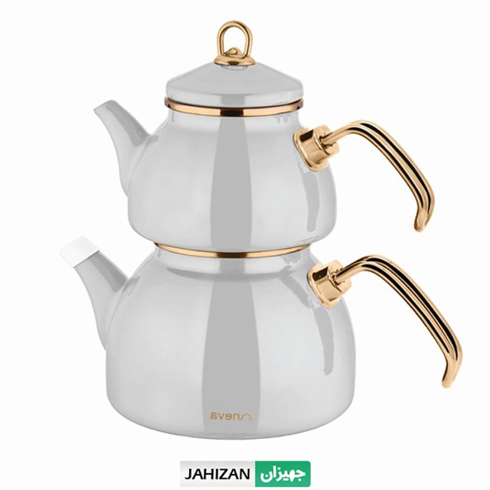 کتری و قوری نوا سفید کد3168