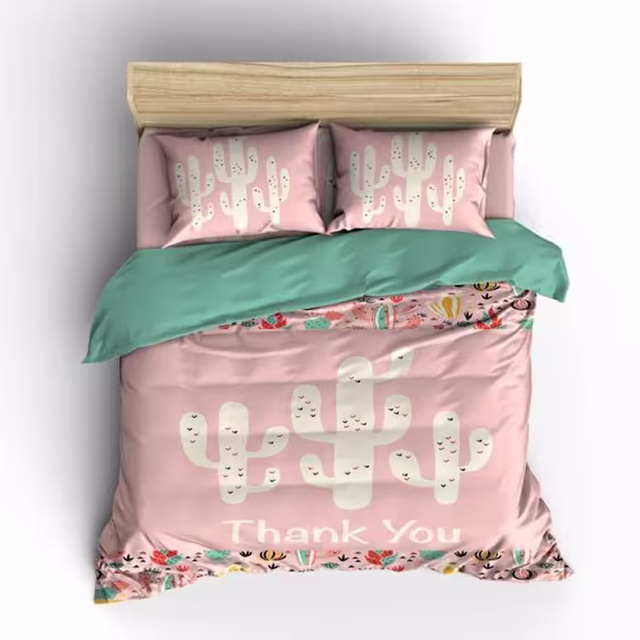 سرویس روتختی 1 نفره تنسل چاپی برندترک لند (Turk Land)  کد rs 125