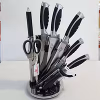 سرویس 8 پارچه کارد و ساطور Home  Luxe  در 7 طرح مختلف ساخت  چین