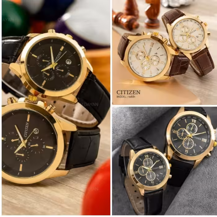 ست ساعت زن و مرد  روز شمار دار تک موتوره دور طلایی