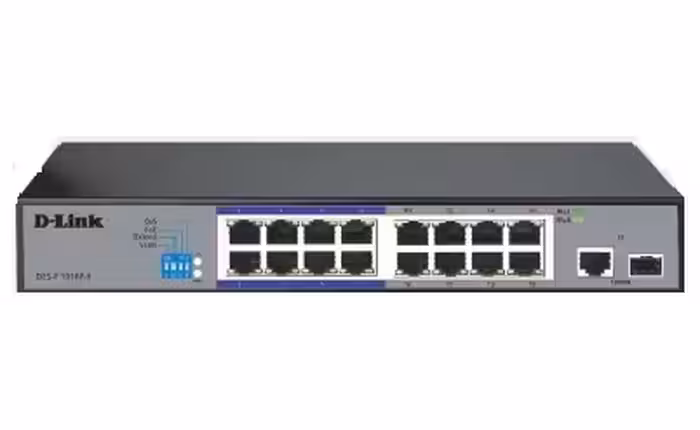 سوئیچ غیرمدیریتی 16 پورت دی لینک مدل DES-F1016P-E/B