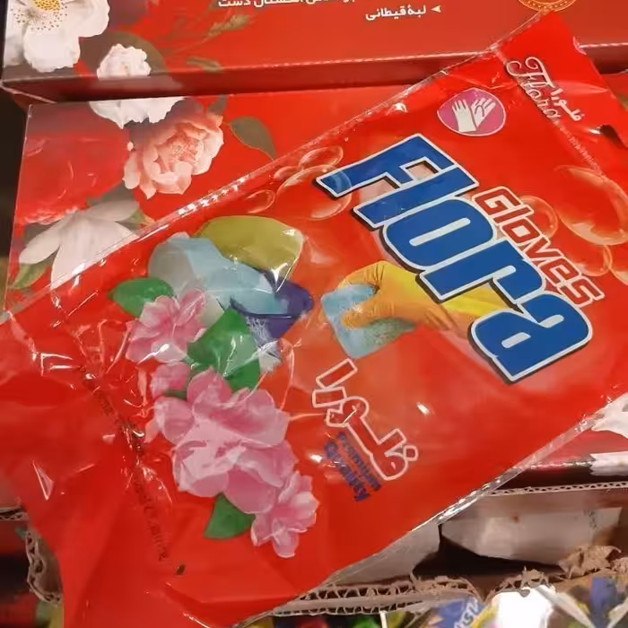 دستکش ظرفشویی هزینه ارسال پست پسکرایه 