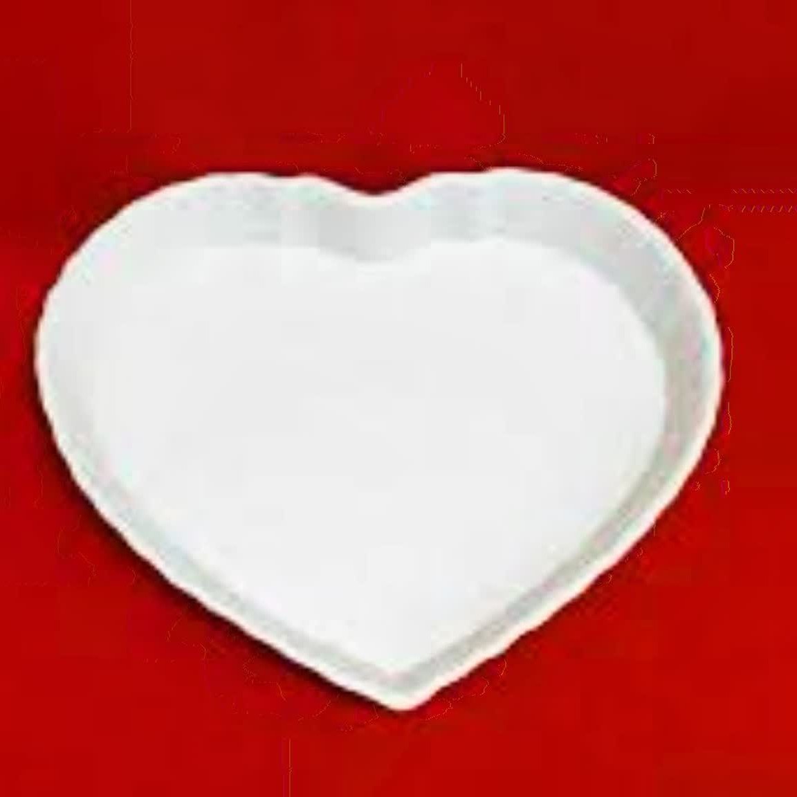 تارت قلبی سرامیکی درجه یک دارای کارتن تک کادویی قابل استفاده در فر و توستر