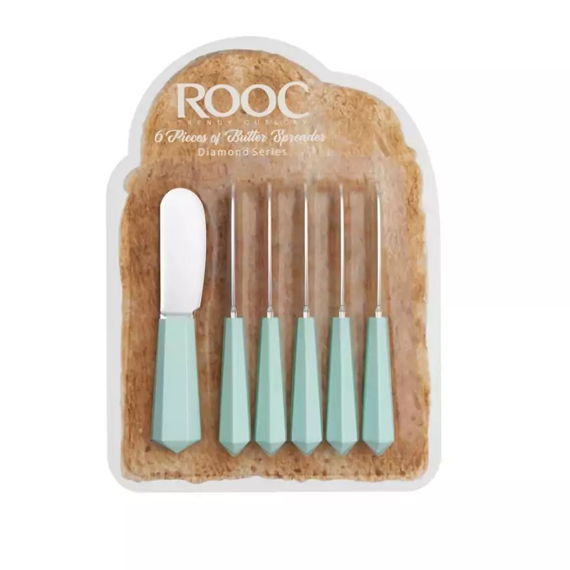 6 عدد کارد صبحانه خوری روک مدل دایموند - نسکافه ای