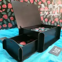 باکس سفارشی  رنگ مشکی جنس چوب 