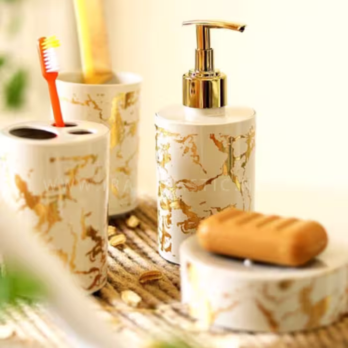 ست سرویس بهداشتی 7 پارچه طرح ماربل