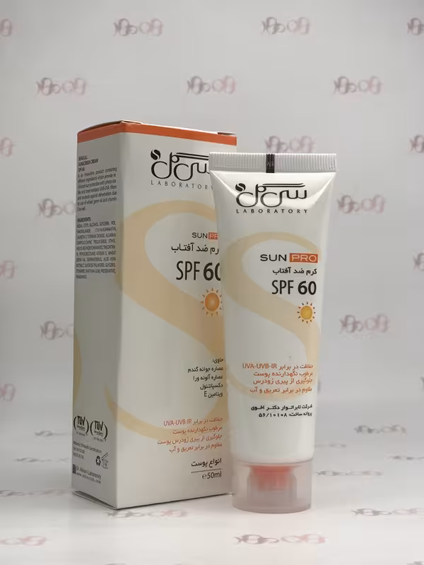کرم ضد آفتاب بی رنگ سی گل با SPF60 حجم 50 میل - Seagull