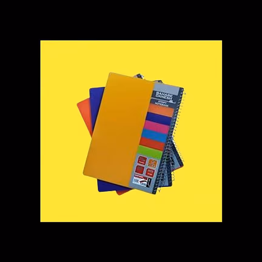 دفتر 50 برگ سیمی جلد طلقی بهار دانش 12 جلدی 