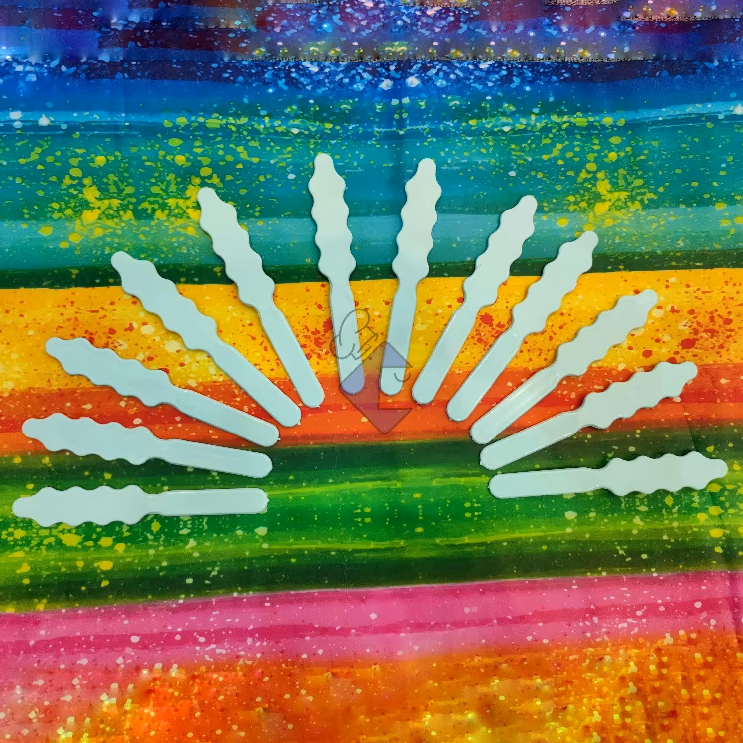 چوب بستنی پلاستیکی بسته 12 عددی