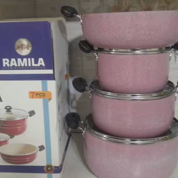 سرویس هفت پارچه طرح چدن ساده 