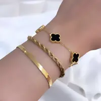 ست دستبند ونکلیف،طنابی وماری شیک دخترانه و زنانه