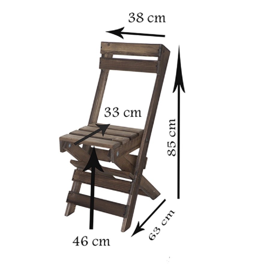 صندلی تاشو چوب روس درجه یک 