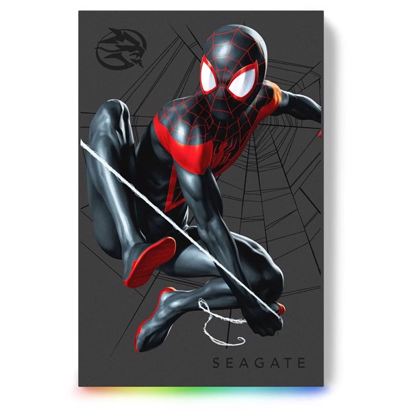 خرید هارد اکسترنال گیمینگ Seagate Miles Morales Special Edition FireCuda External Hard Drive 2TB با بهترین قیمت