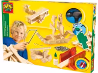 ست نجاری چوبی کودک با ابزار ses کد944