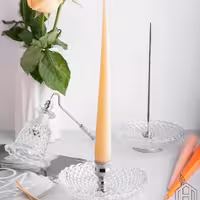 شمعدان بلور وبرنج