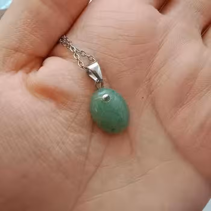 آونتورین یا اونتورین سبز با زنجیر 1و290