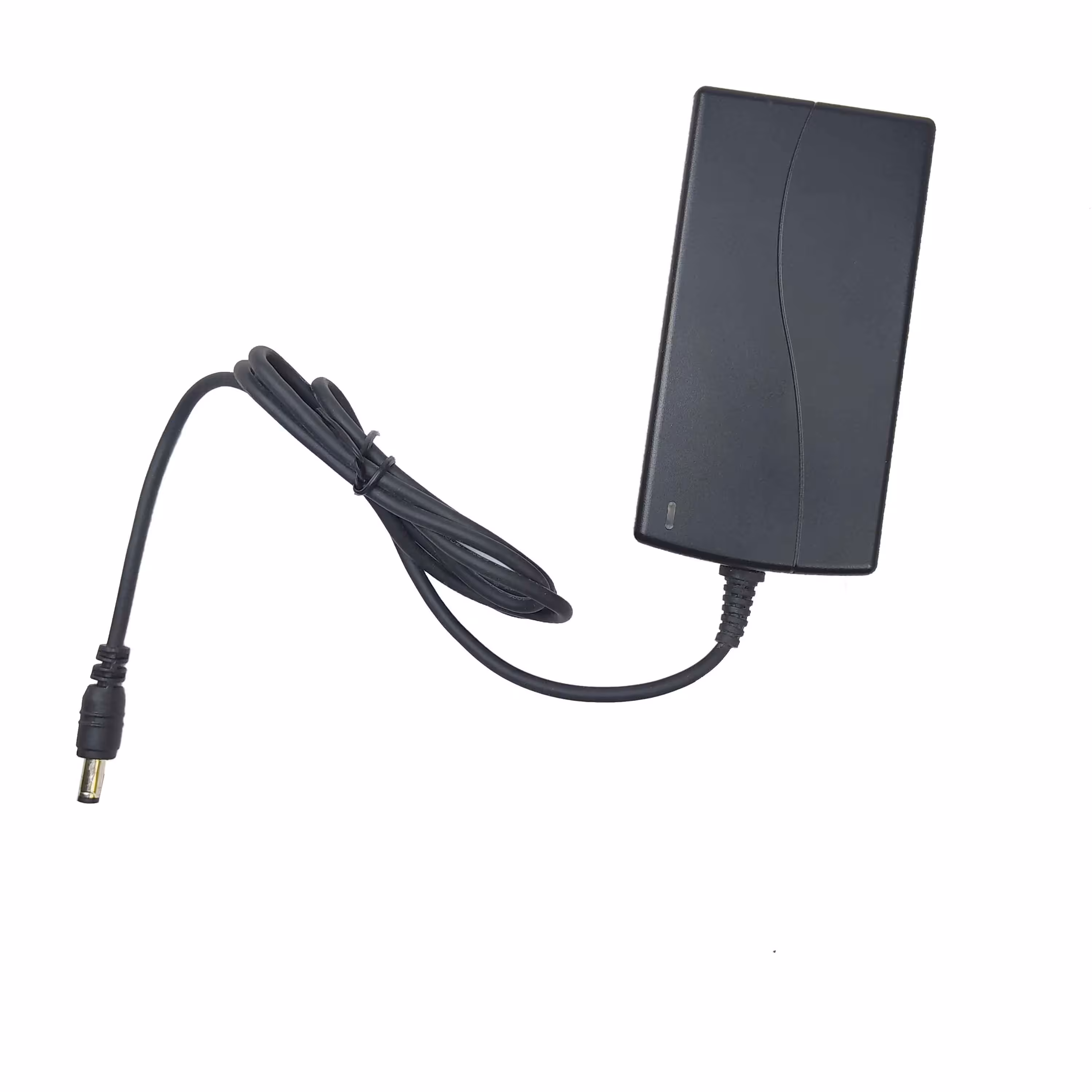 آداپتور 12 ولت 4 آمپر پلاستیکی رومیزی بین راهی سوئیچینگ با کابل برق