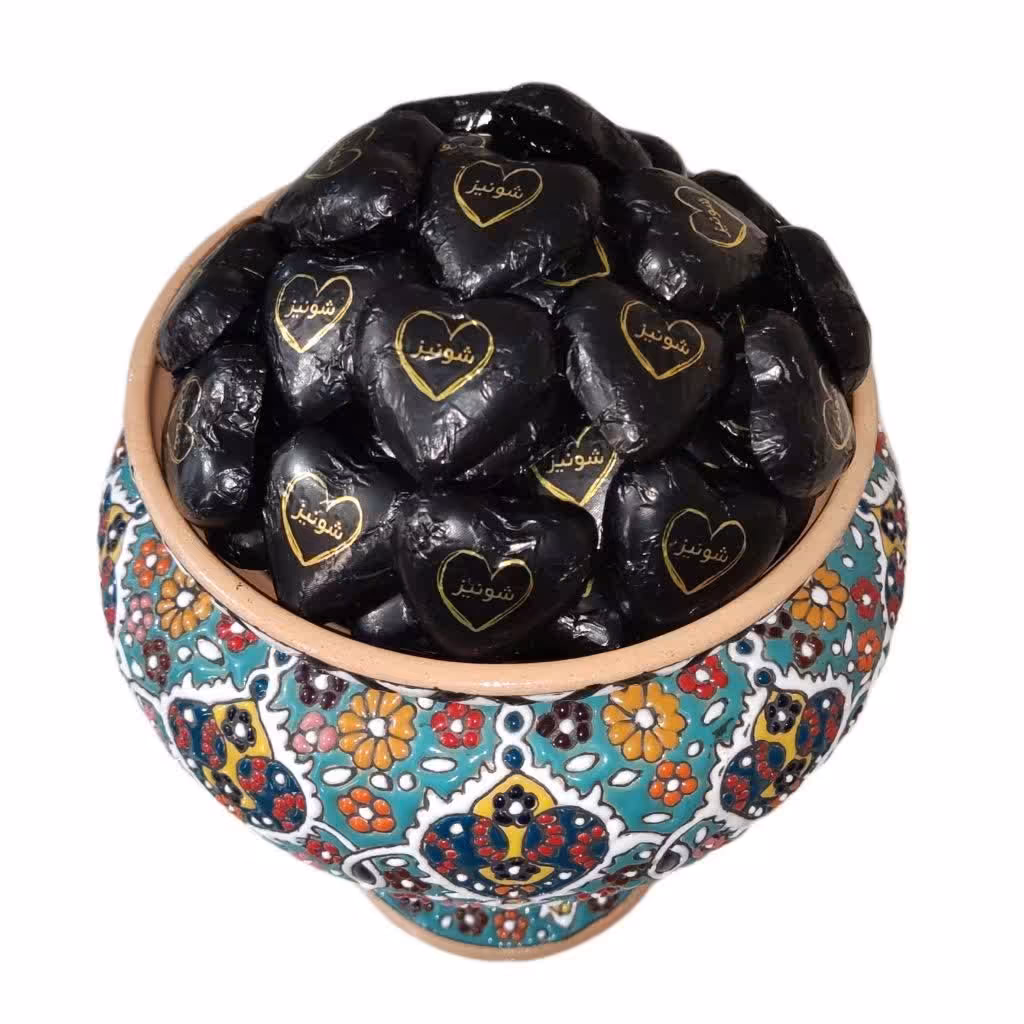 شکلات قلبی تلخ 85درصد شونیز 