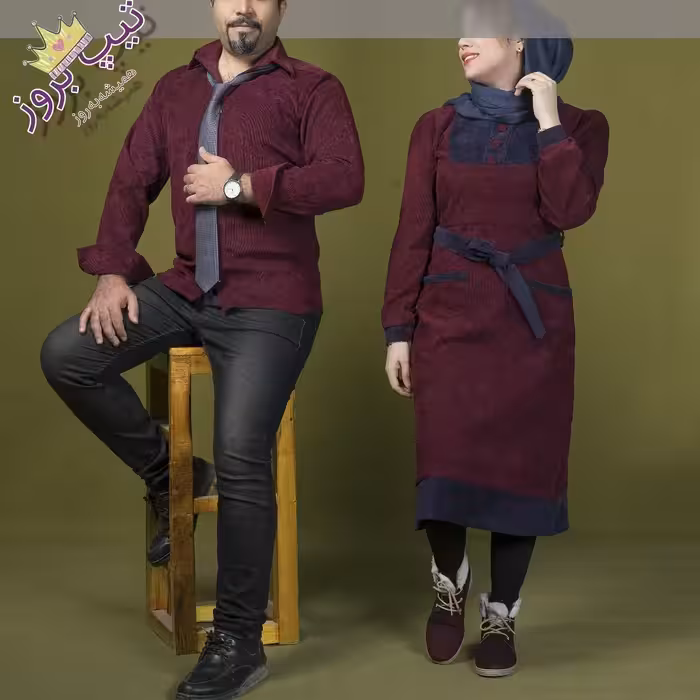 ست زوج مارال - مانتو مخمل-مانتو پاییزه-مانتو مخمل کبریتی-ست زوج-پیراهن مردونه مخمل-تیپ بروز-تیپ به روز