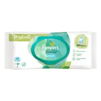 دستمال مرطوب کودک 48 عددی پمپرز Pampers مدل aqua pure 99%waters