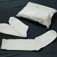 جوراب پشمی کشی مرینوس نمونه سفید نرم