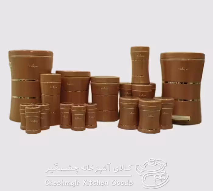 سرویس 18 پارچه کمر باریک رزگلد یونیک مدل UN-4670