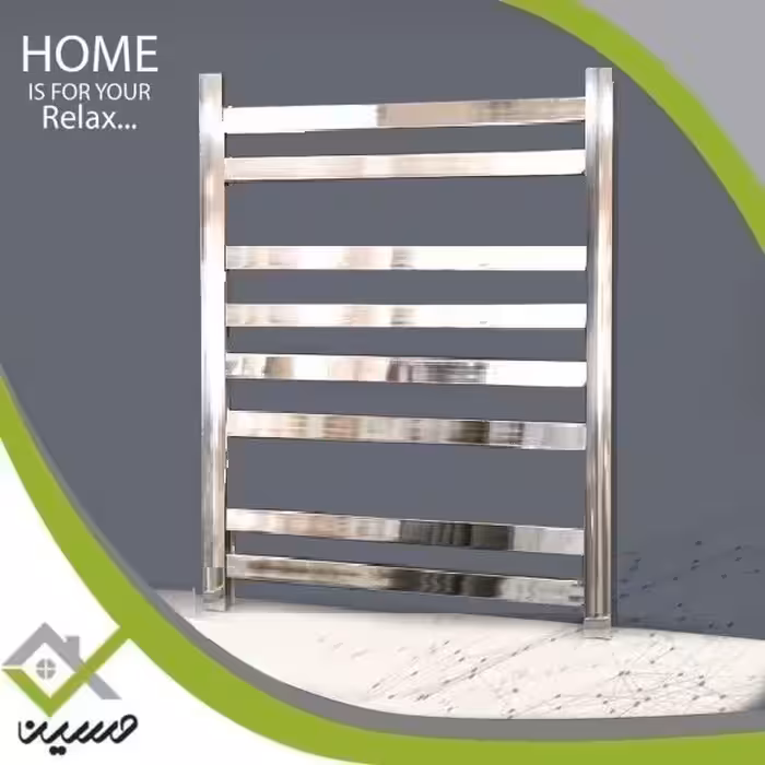 حوله خشک کن کارینا فولادی آبکاری کروم 80 سانتی (هزینه ارسال پس کرایه است)