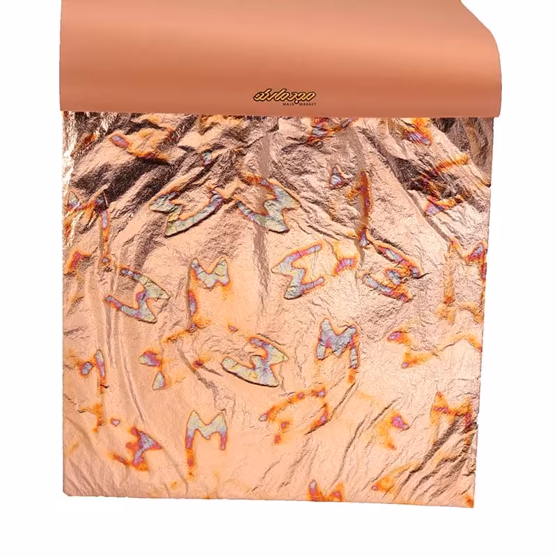 ورق طلا طرح دار 25 برگی کد 09 صنایع هنری آرتیست