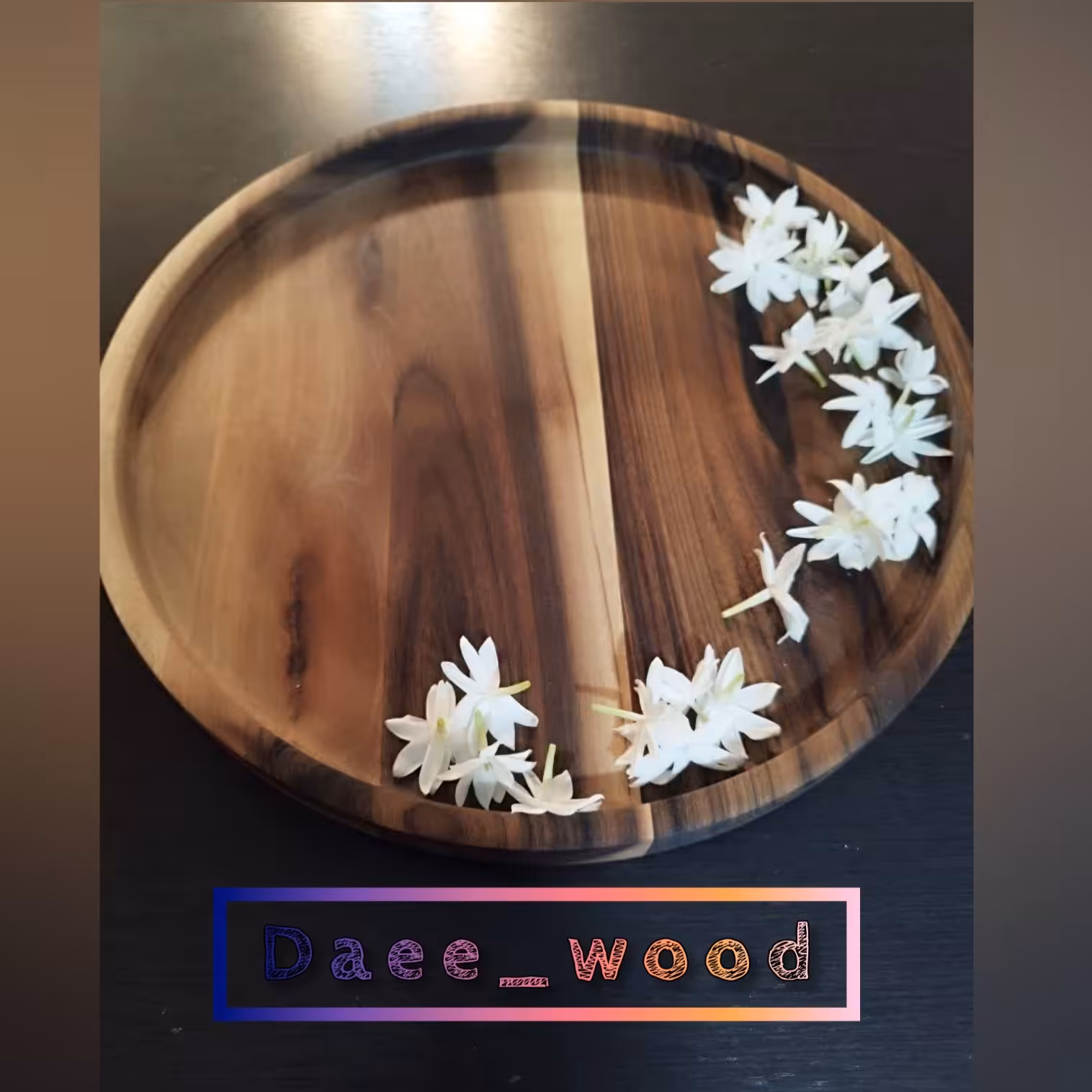 سینی پذیرایی چوبی