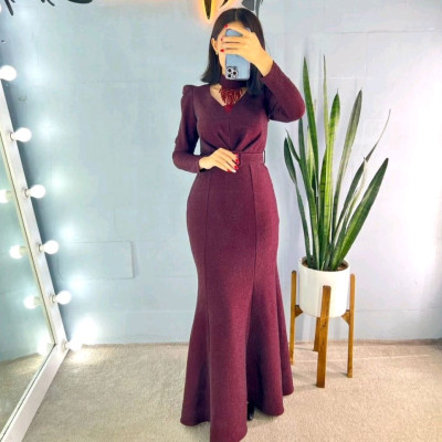 پیراهن مهمانی زنانه لمه مدل الناز