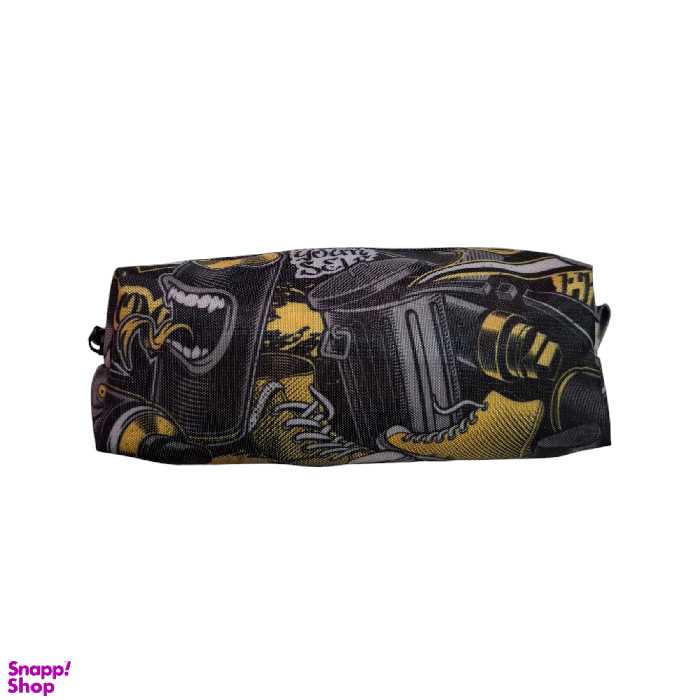 جامدادی دو زیپ طرح کتانی کد 1