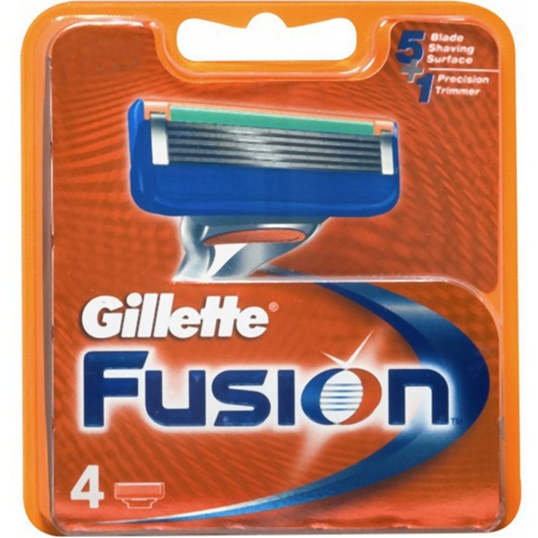تیغ یدک ژیلت مدل Fusion بسته 4 عددی