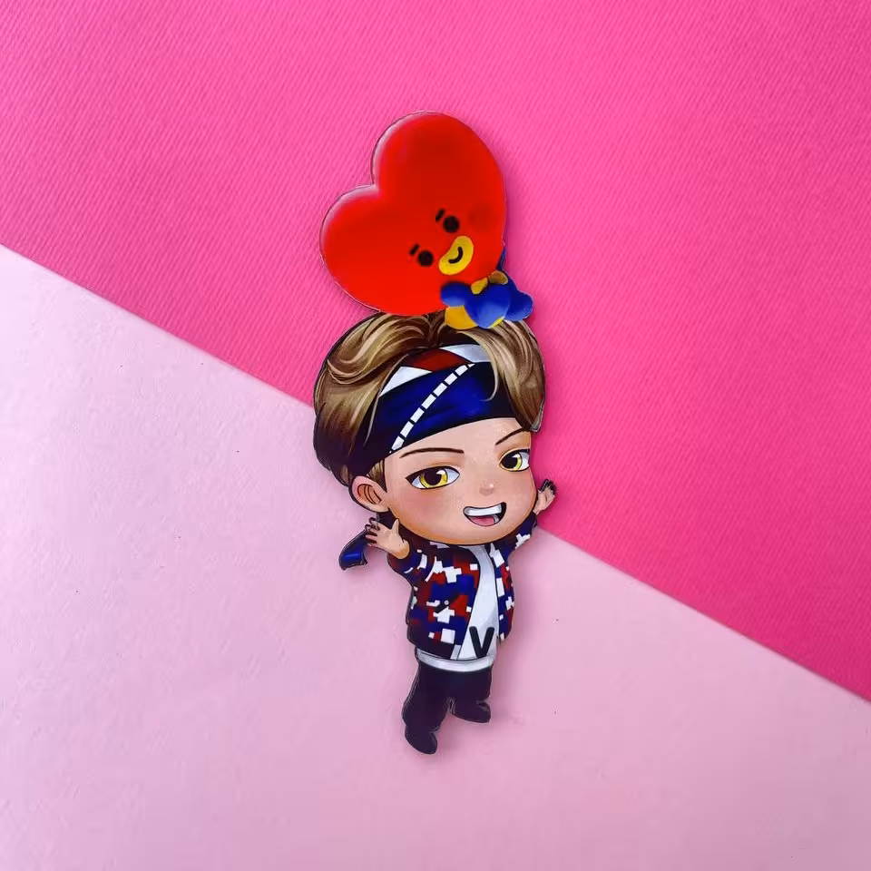 بوک مارک چوبی طرح تاتا