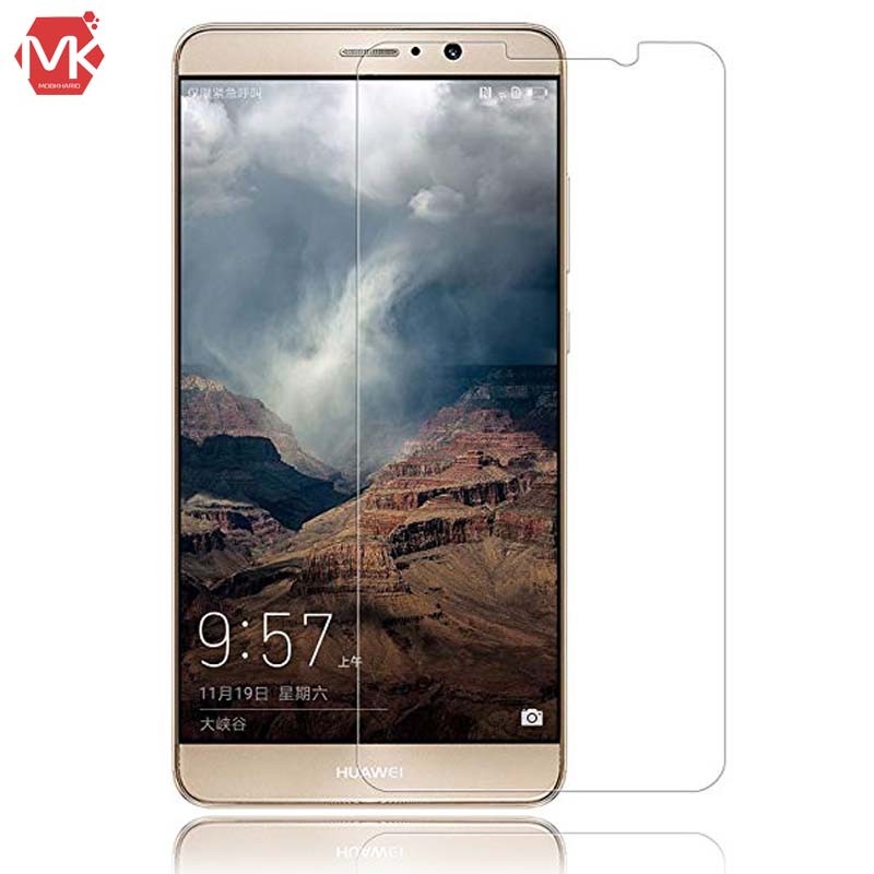 گلس هواوی huawei mate 9 محافظ صفحه نمایش شفاف شیشه ای MATE 9 خشگیر بی رنگ میت نه ناین MHA-L09 MHA-L29