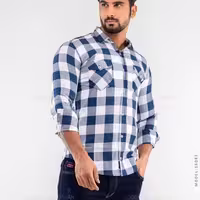 پیراهن چهارخونه برند آراز(کد6)(کد 100)