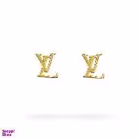 گوشواره طلا 18 عیار زنانه مدوپد طرح امیریان کد AM10084